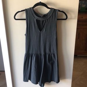 Hollister black romper